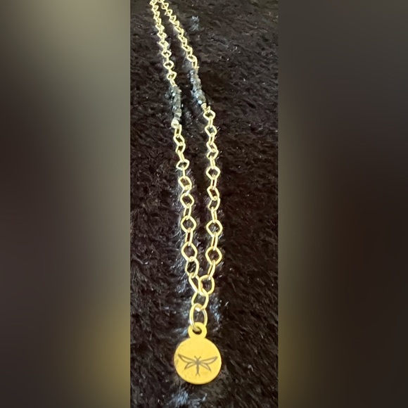 *NWOT* Beautiful Tabelina Onyx and Pearl Tassel Necklace - Picture 7 of 8